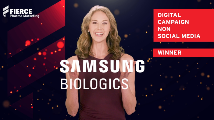 fiercepharma-award Digital Campaign, Non Social Media WINNER SAMSUNG BIOLOGICS