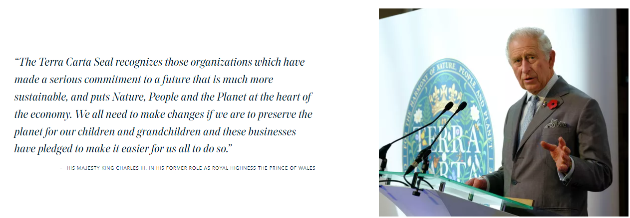 원플래닛 정상 회의에서 전 세계 대기업들의 참여를 촉구한 찰스 3세 국왕 ⓒ SMI 홈페이지