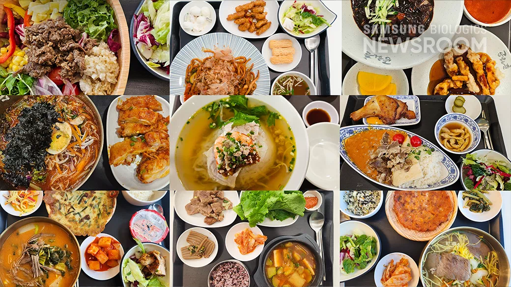 다채로운 메뉴 라인업을 자랑하며 맛과 영양을 동시에 잡은 사내식당