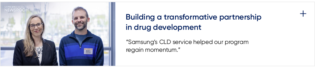 Building a transformative partnership in drug development