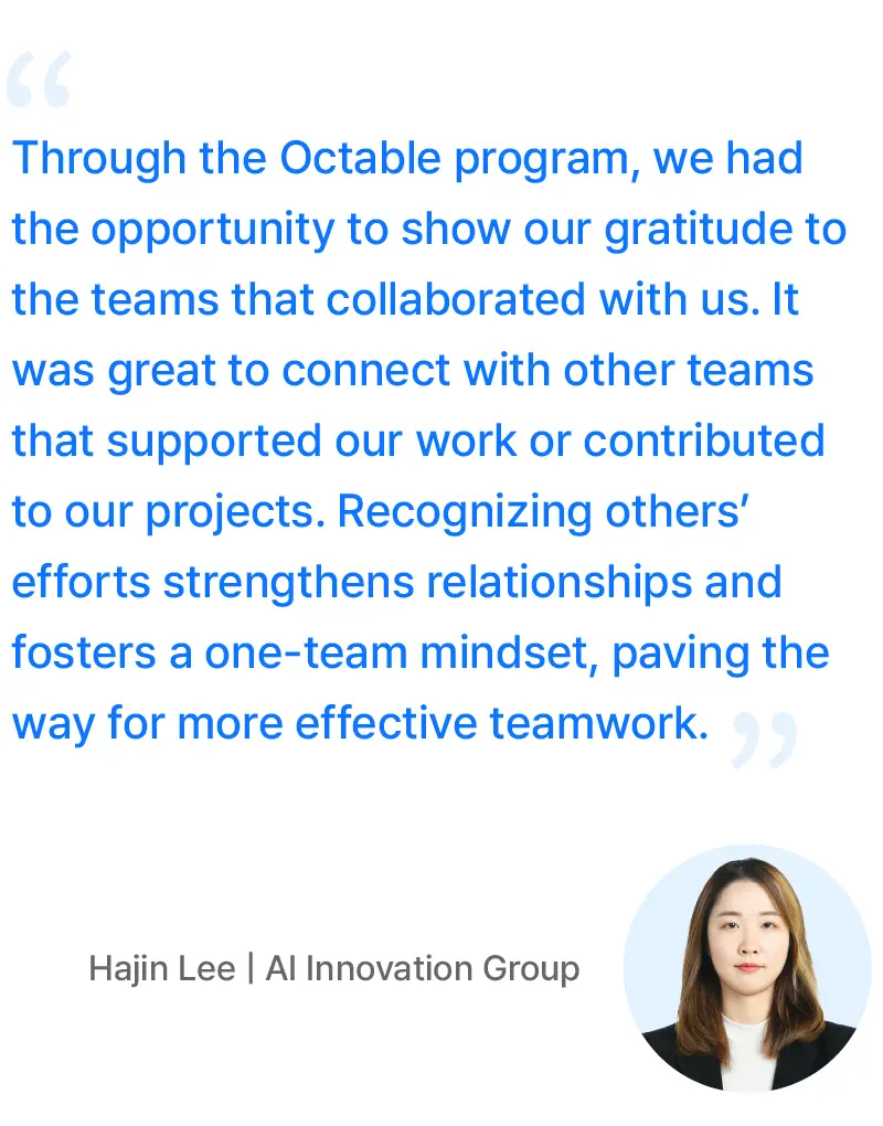 MO 07 Quotation from Hajin Lee on Octable