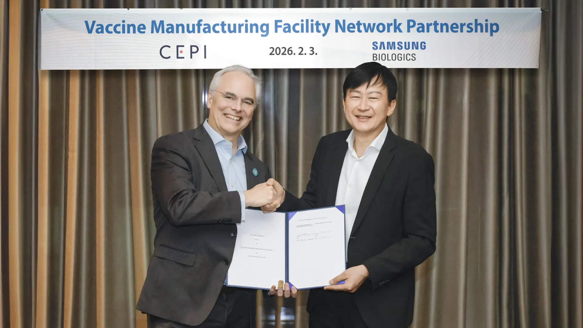 cepi and samsung biologics collaborate