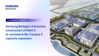 Samsung Biologics announces construction of Plant 5 to commence Bio Campus II capacity expansion Image