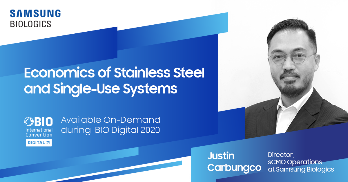 BIO Digital 2020 | Economics of Stainless Steel and Single-Use Systems