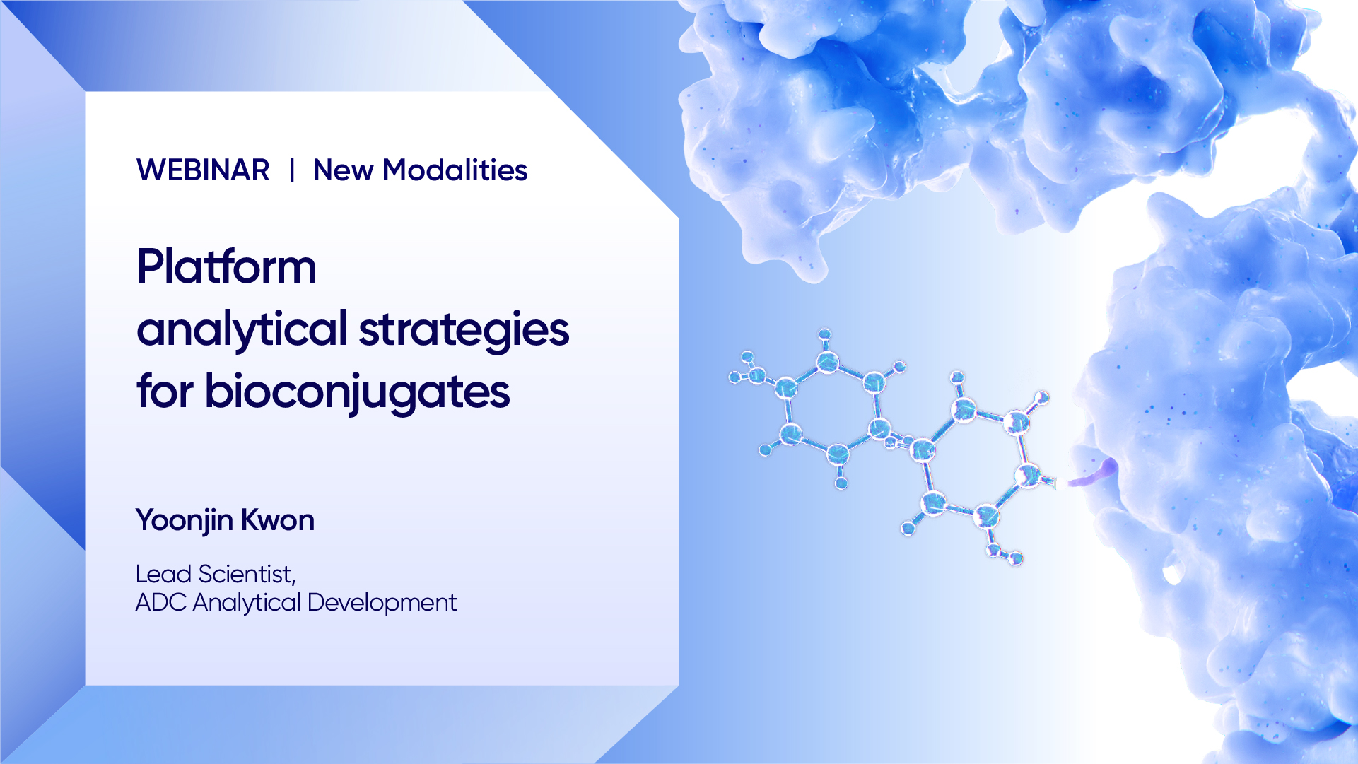 Catch up on the recent BioProcess International webinar on ADC analytical development with Yoonjin Kwon, Lead Scientist at Samsung Biologics.

ADCs encompass a wide range of chemistries and structural complexities, spanning different conjugation technologies and bioconjugates. At Samsung Biologics, we customize our analytical testing approach to meet the unique requirements of each molecule and its clinical development plan.

Watch the full webinar on demand here.
